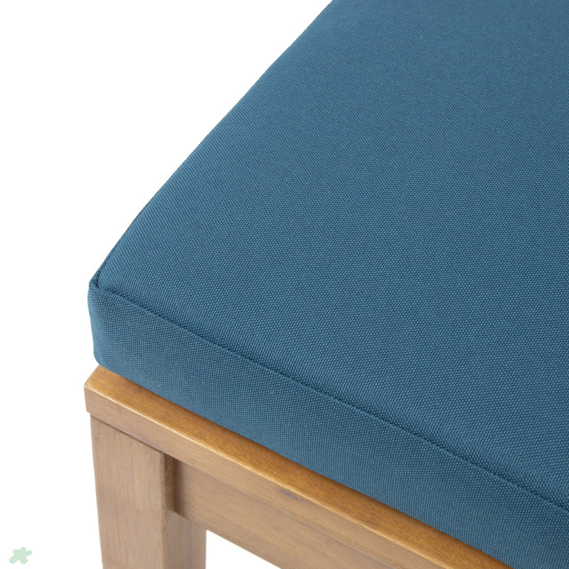 Fauteuil club d'extérieur en bois d'acacia (ensemble de 2)