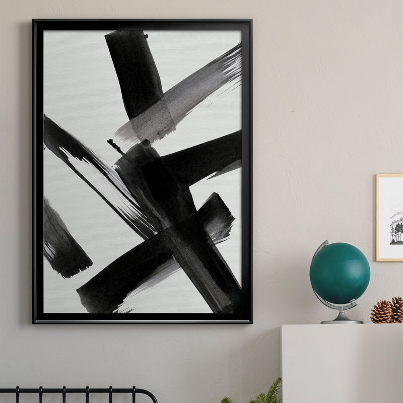 «Black Magic II», reproduction encadrée de qualité supérieure - prête à être accrochée, H 26,5 po x l 36,5 po x P 1,5 po