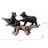 Black Bears on Log