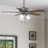 44" Swanson ENERGY STAR® 5-Blade Standard Ceiling Fan with Pull Chain and LED Light Kit Included-95544735-95544740