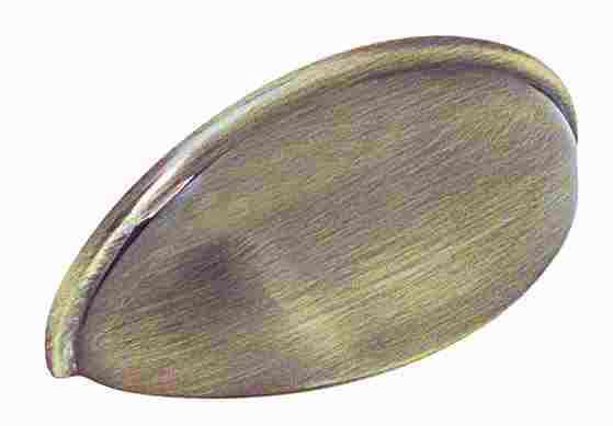 (Paquet de 5) Poignée plate bronze antique 2 1/2 po