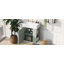 Meuble-lavabo flottant de 21,6 po avec lavabo en céramique - Style moderne pour petites salles de bain, rangement sur le côté droit | Idée de cadeau