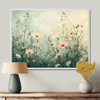 Décoration murale «Soft Meadow Bloom I» - paysage vert