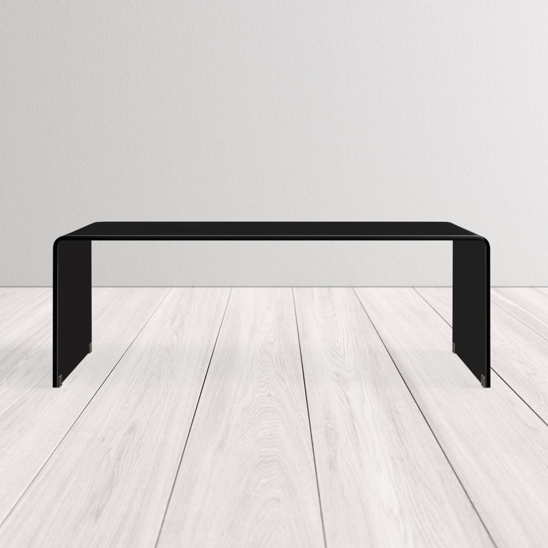 Dasher Coffee Table, Noir, Non, H 15 po x L 24 po x l 43 po