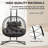 Chousein Egg Chair with Stand for 2 Person-461657356