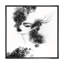 «Black and White Glam Woman Portrait II», reproduction d'art sur toile-614445562-614445560