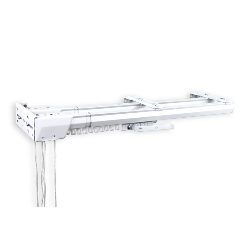 Bembry Adjustable Double Curtain Rod, 66" - 120" W
