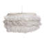 Abat-jour tambour suspendu (Uno) en blanc-25317316