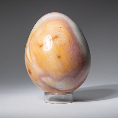 Véritable œuf polychrome poli de Madagascar (1,3 lb)