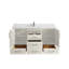 Meuble-lavabo simple 60 po avec comptoir en quartz Aberdeen
