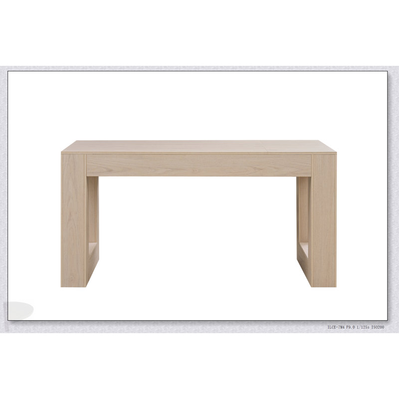 Farmhouse Kitchen Dining Table For 4-6 People, Rectangular Design With Sturdy Legs And Full MDF Trim, Easy Assembly