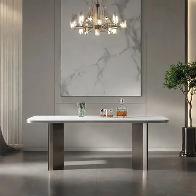 Luxurious new rock plate dining table