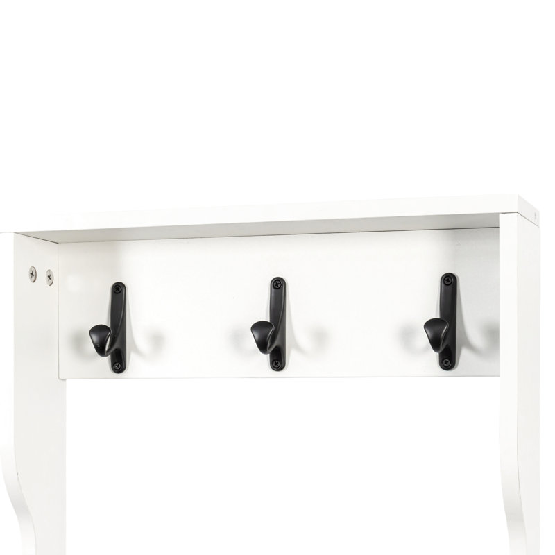 21 tables de chevet et portemanteau autoportantes en bois, convenant aux petits espaces de chambre à coucher, table de chevet à double tiroir avec rangement, deux entrées bien construites