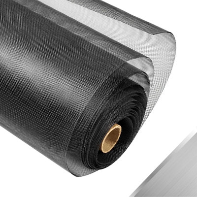 Window Screen Black 304 Stainless Steel - 22 Mesh 47IN x 10FT Roll for Windows & Doors,Patio,Pet,Vent,Filter,Porch,Cage 