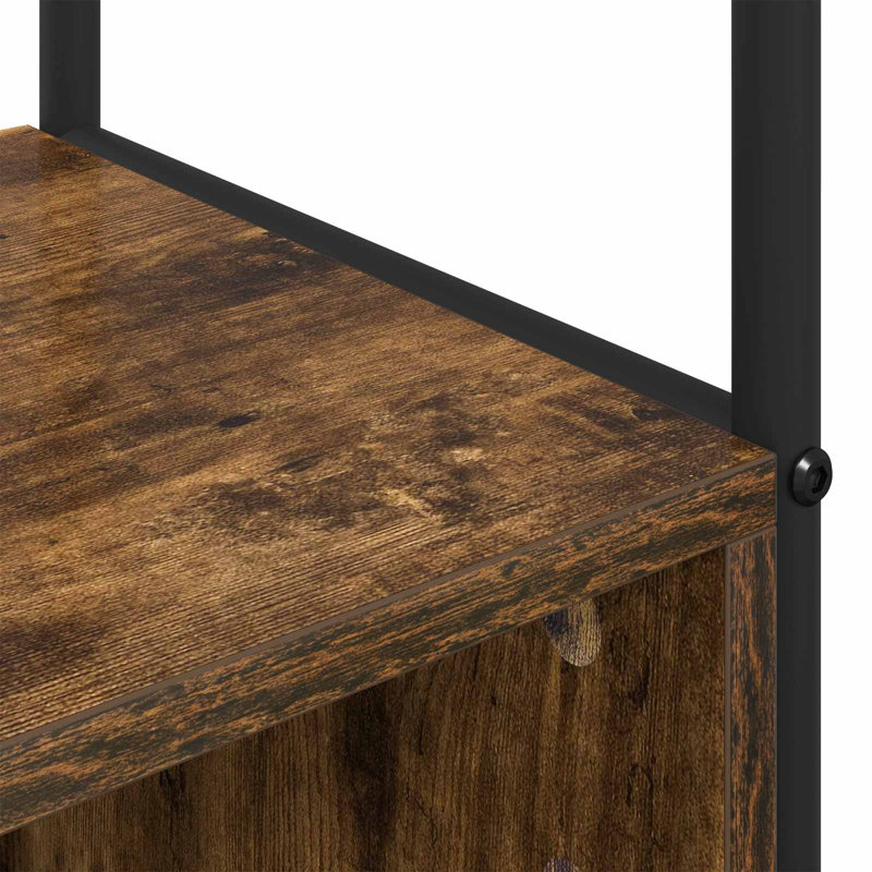 Hall Tree 100cm Wide, Smoked Oak