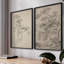 Croquis rétro - ensemble d'impressions de coin fermé 2 pièces-1829410228-1829410229