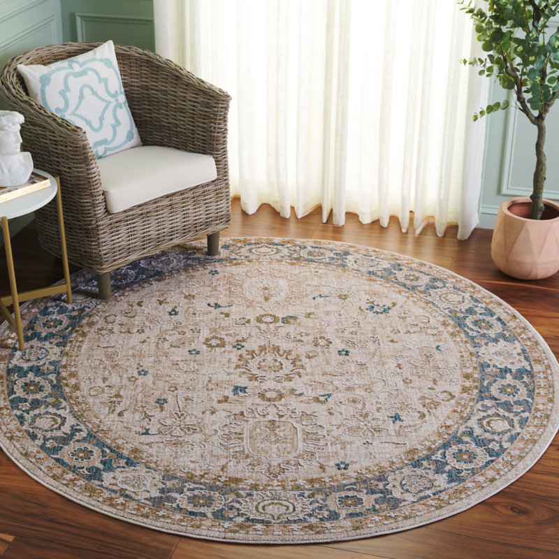 Tapis oriental Finley 316 Performance, Rond 6 pi 7 po