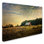 «Red Barn at the Cotton Field» de Vidur, reproduction de photo sur toile tendue