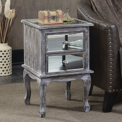 Table de bout avec rangement Romig
