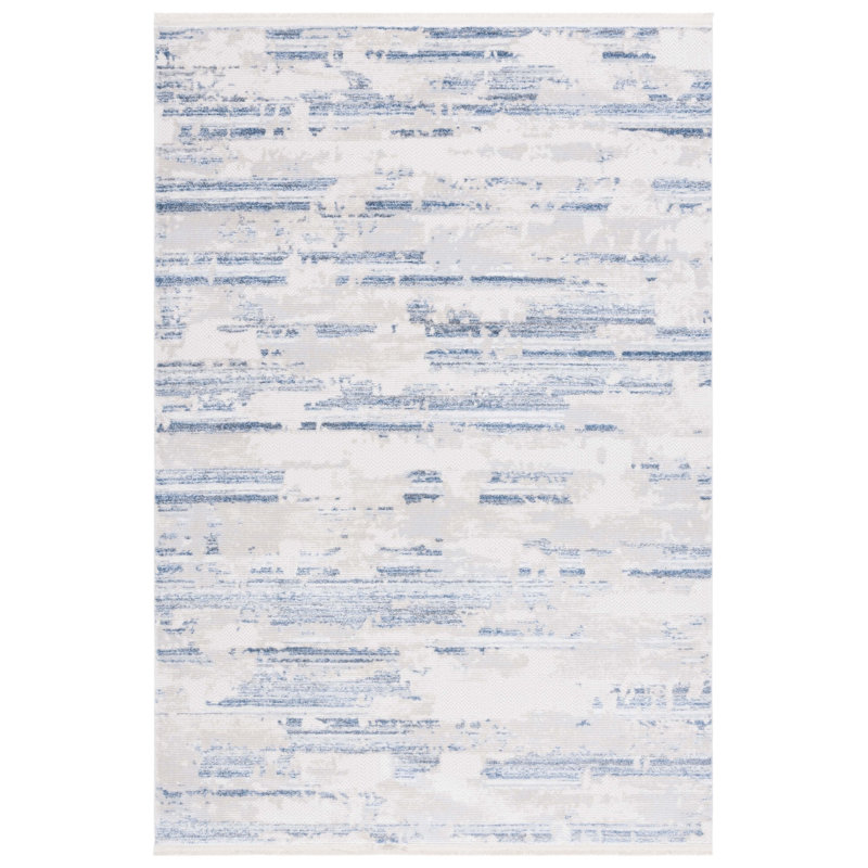 Tapis abstrait Merrymount Whisper Performance, Rectangle 4 pi x 6 pi