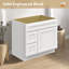 Base de meuble-lavabo simple 36 po seulement-92410340