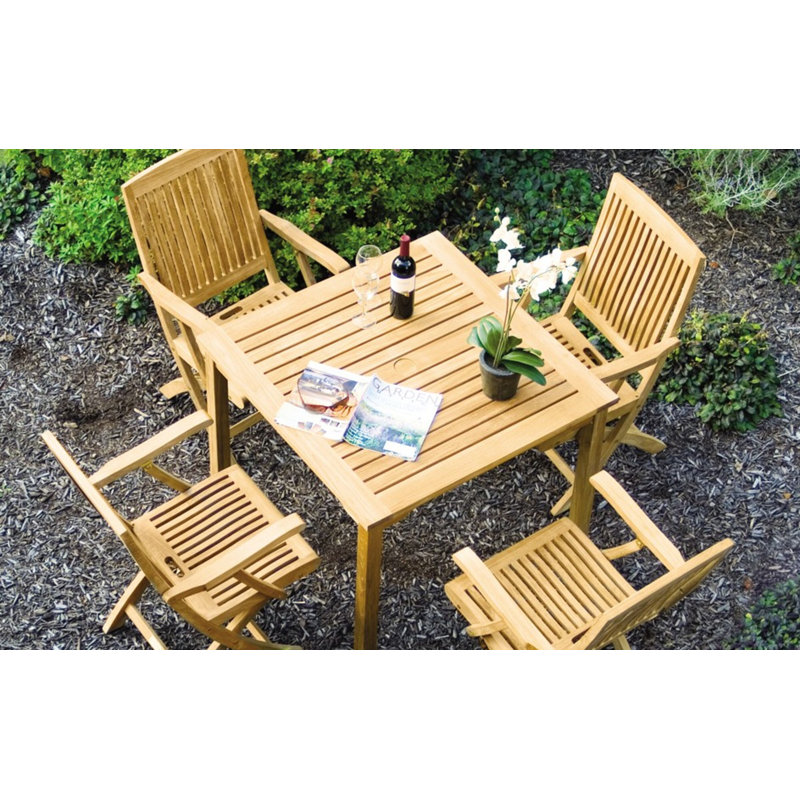 Brunswick Teak Outdoor Square Dining Table