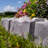 No-Dig Landscape Edging With Anchoring Spikes, 2.7 In Tall Decorative Stone-Look Garden Border, 15 Foot Kit
