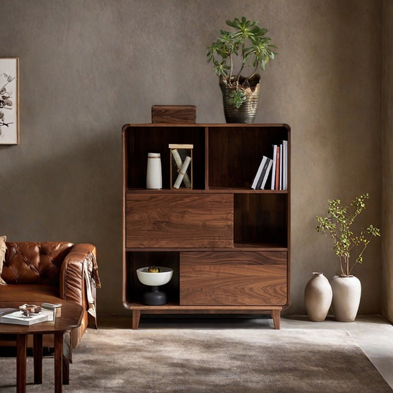 Simple unique home bookcase
