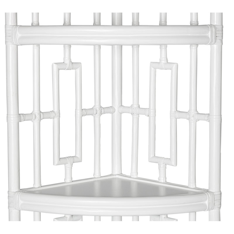 Manley Corner Bookcase, White