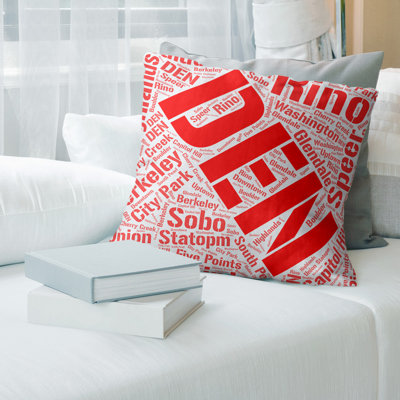 Linen Reversible Throw Pillow
