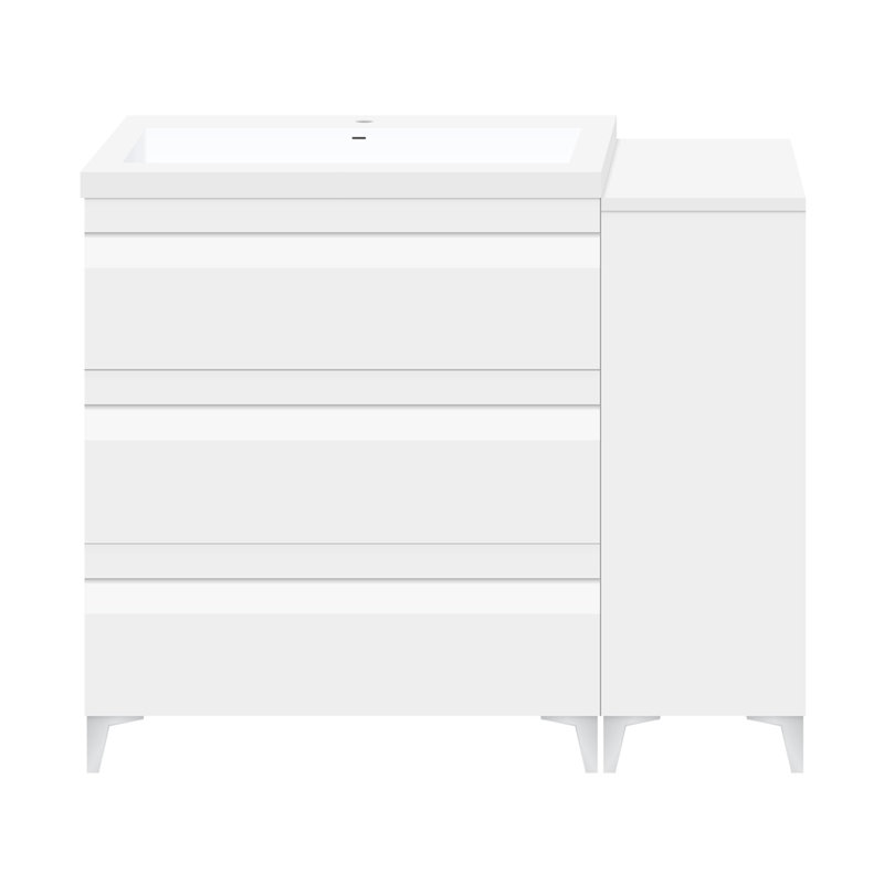 Meuble-lavabo simple l 42 po x P 18 po x H 36 po