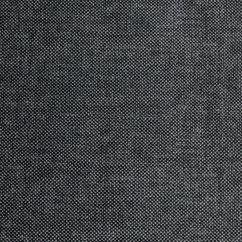 Ensemble de salon 5 pièces Bhopinder, Microfibre noire / microsuède