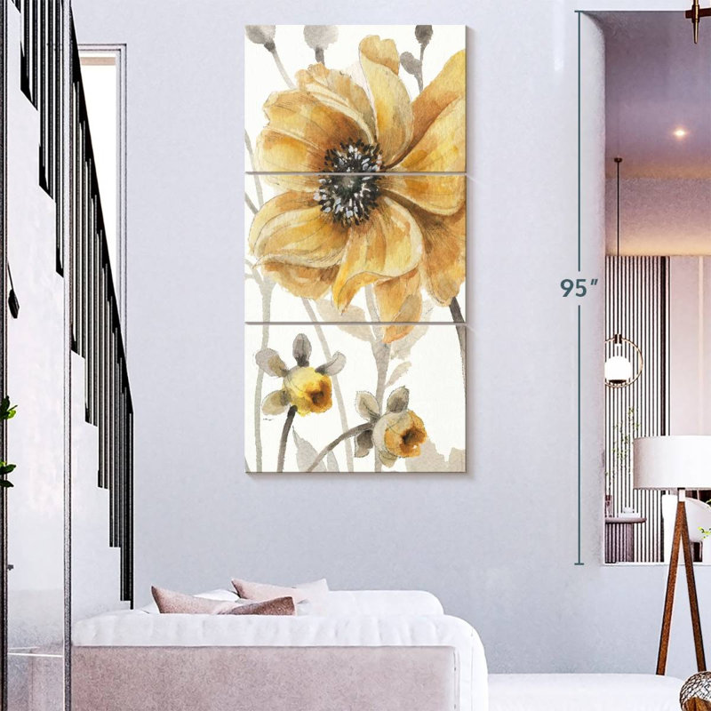 Fields V, 80" H x 39" W
