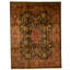 High-Quality Hand-Knotted Black And Red Area Rug