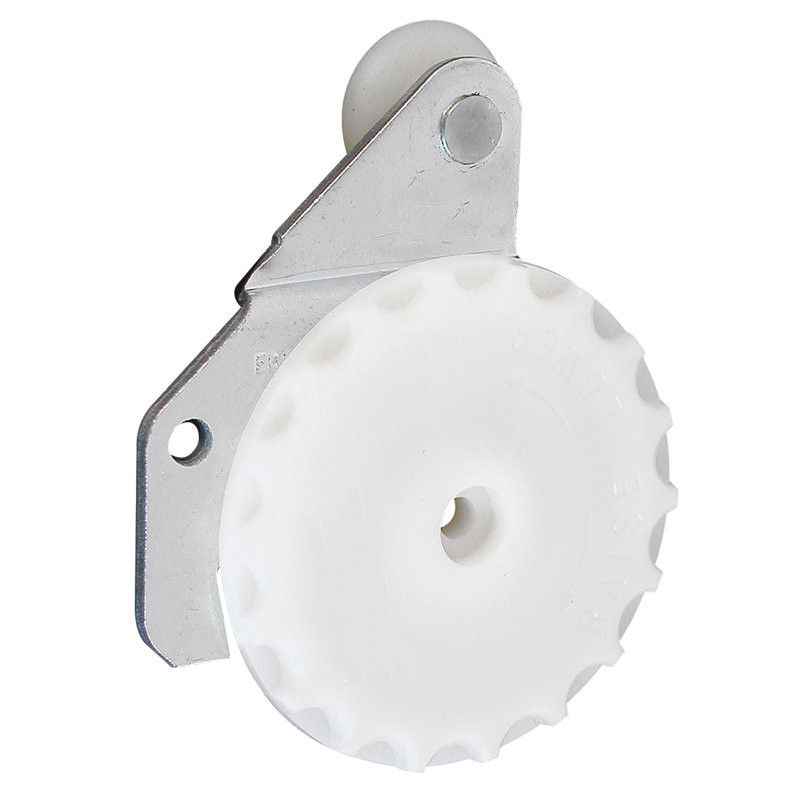 1/8 in. Offset, 3/4 in. Nylon Dial Action Closet Door Hanger (2 Pack)