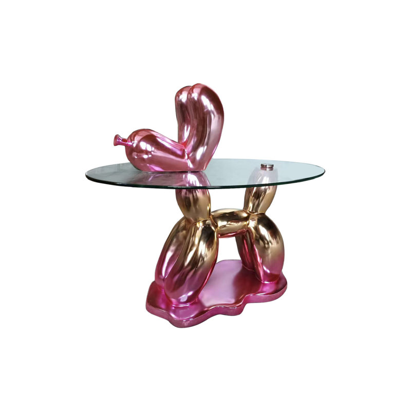 Table de bout en verre