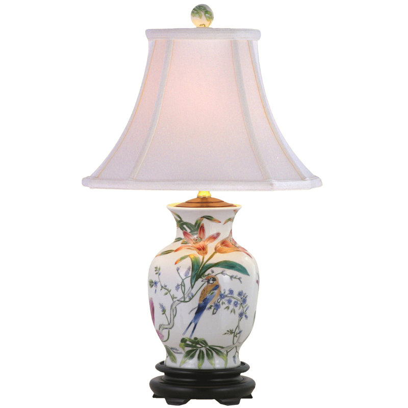 Porcelain Tulip Vase 24" Table Lamp