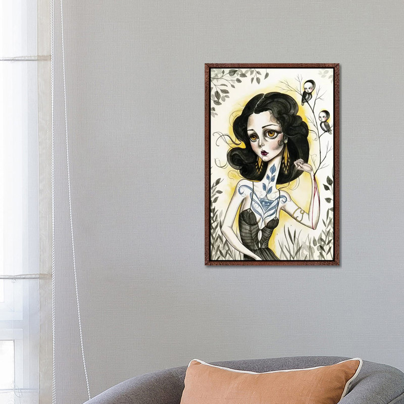 Maxine by Sandi Calistro - Gallery-Wrapped Canvas Giclée on Canvas, 66.04 cm H x 45.72 cm W, Classic Wood Framed