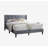 Velvet Upholstered Queen Size Bed-184479521