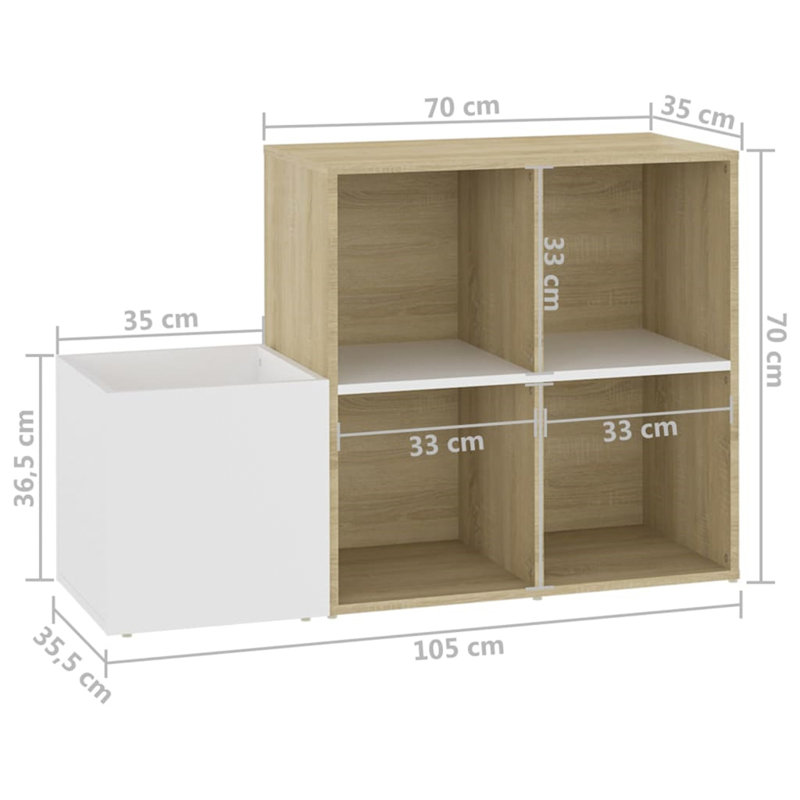 4 Pair Shoe Rack
