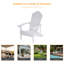 Chaise Adirondack de HiPS résistante aux intempéries-1229725489