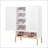 Grid Double Door Shoe Cabinet-457716464