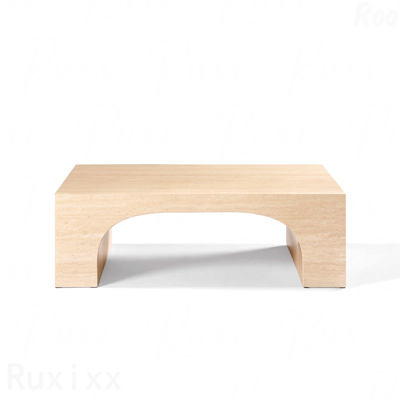 Travertine Stone Coffee Table
