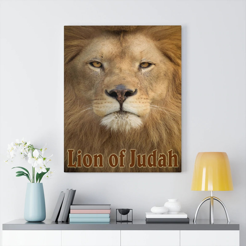 Lion Of Judah - Wrapped Canvas Print, 76cm H x 61cm W