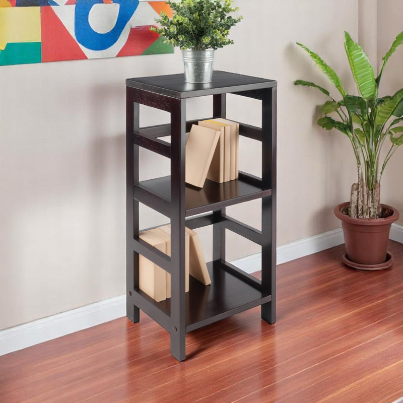 Étagère de rangement autoportante dorée à deux niveaux Dorian, H 28,97 po x l 13,12 po x P 10,95 po