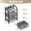 46cm W Steel Bedside Table-364200784