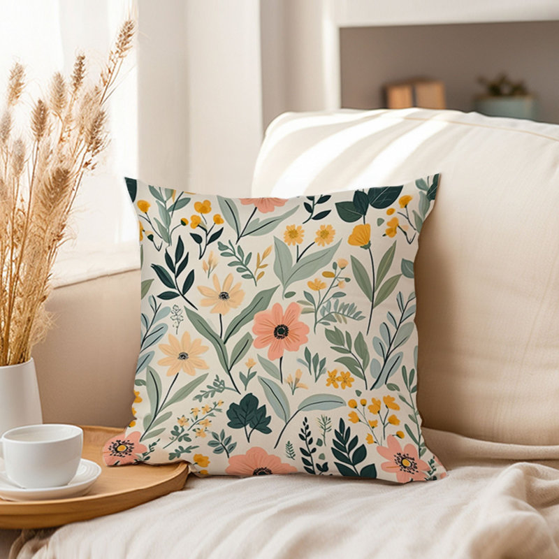 Housses de coussin Botanical Floral, H 18 po x l 18 po