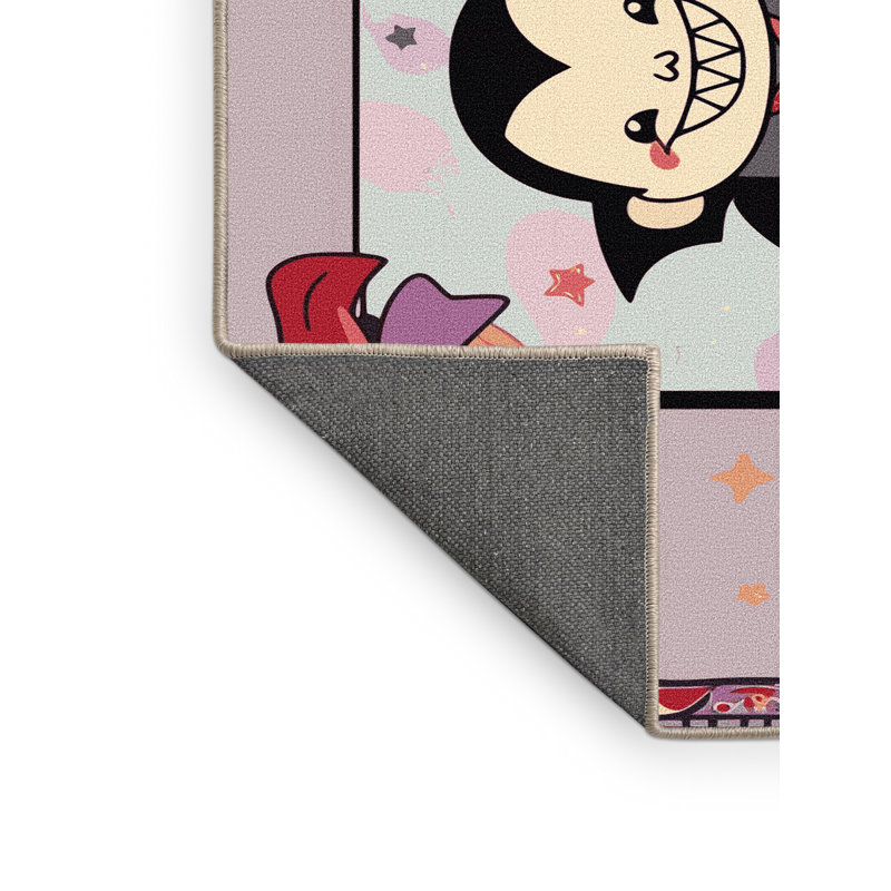 Tapis de vacances d'Halloween The Holiday Aisle®, Rectangle 2' x 3'