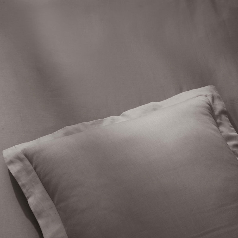 Lunete Egyptian Cotton Blend Modern & Contemporary Duvet Cover Set, Gray, Twin XL Duvet cover + 1 Pillow Sham