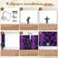 Papier peint adhésif auto-adhésif moderne pour la chambre à coucher Peel and Stick L 144 po x l 100 po - avec imprimé victorien mauve-1402274063